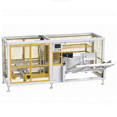 Dual Bin Servo Driven Carton Erecting Machine